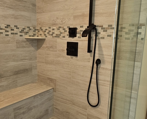 custom tile shower