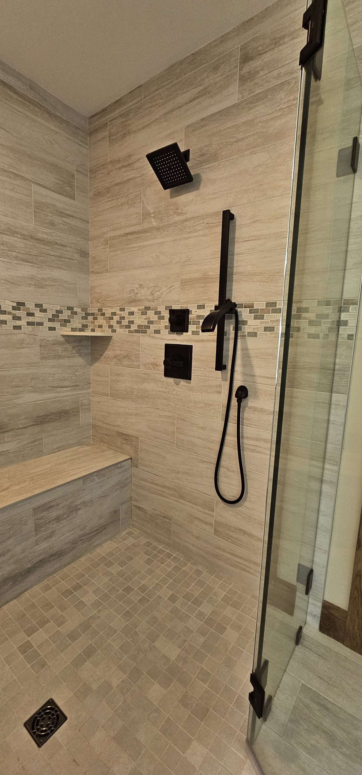 custom tile shower